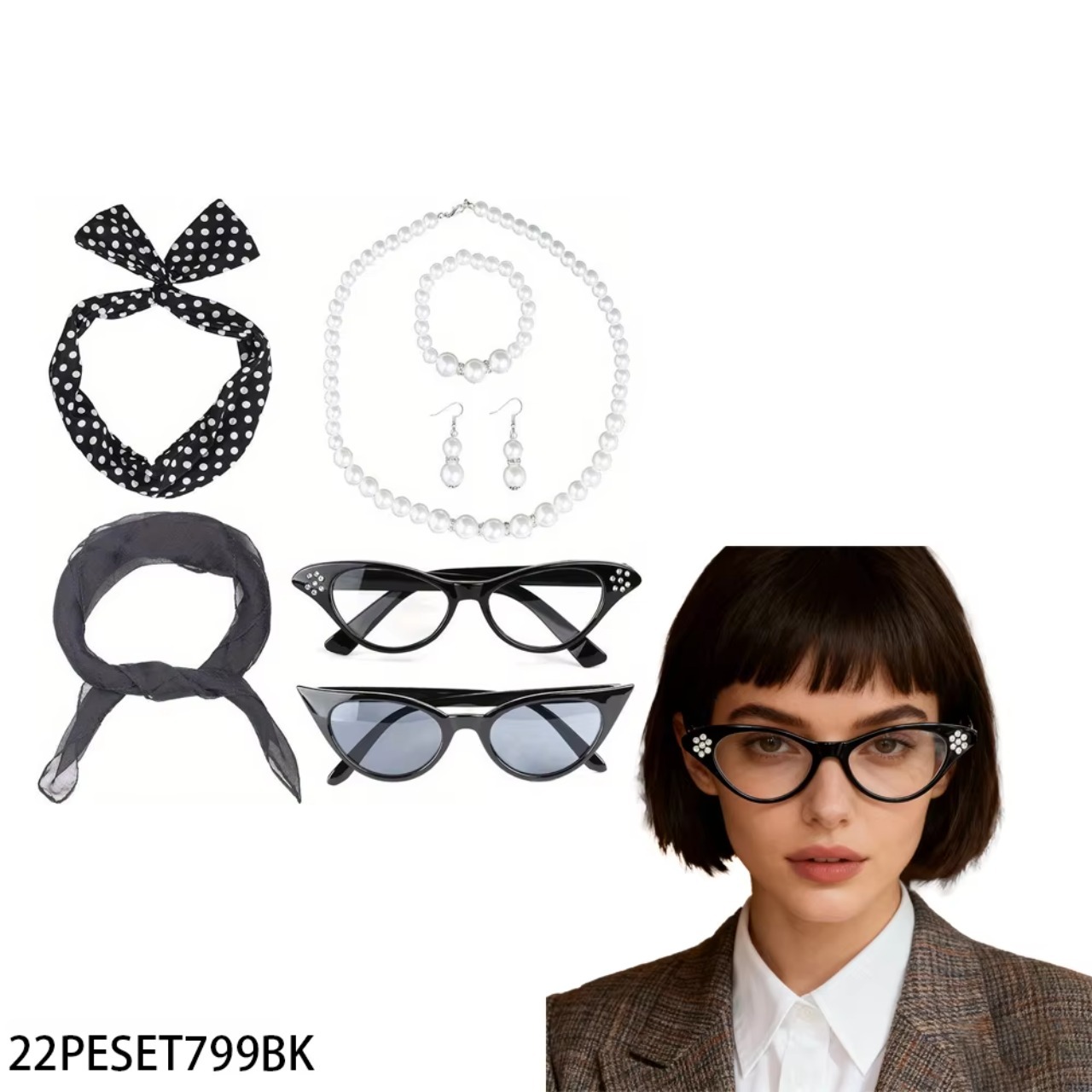 Women'S Accessories In The 1950S - El conjunto de accesorios de disfraz