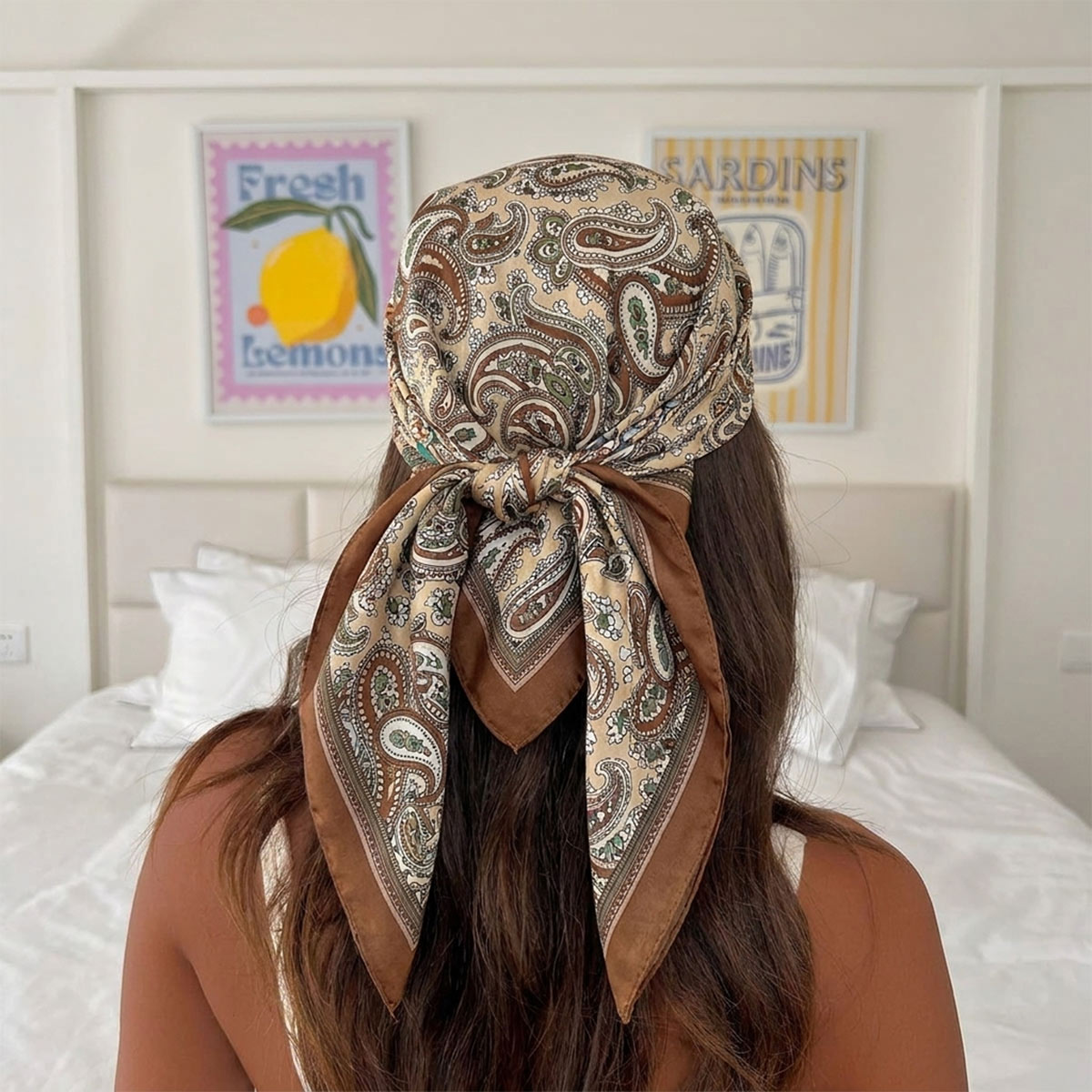 Silk Scarf Square - Nuevo Diseño de Moda, Pañuelo Cuadrado