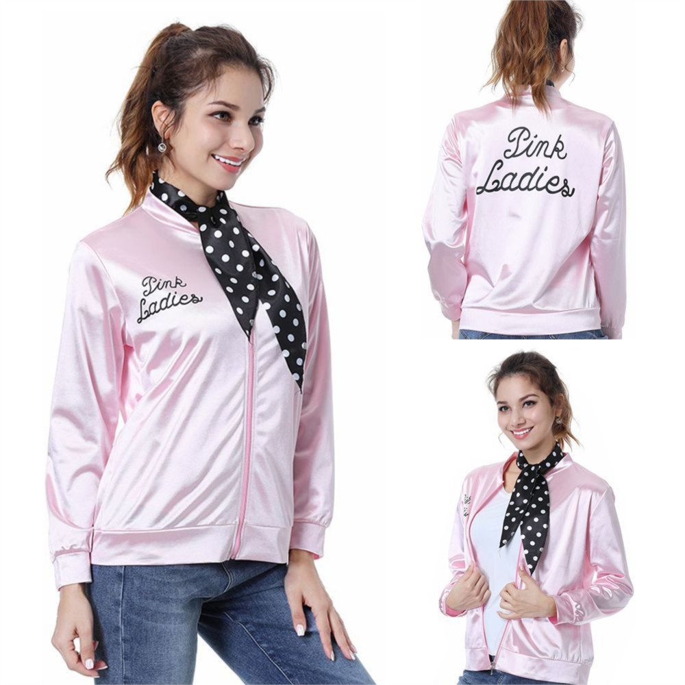 Women'S Accessories In The 1950S - Camiseta de Cosplay Pink Ladies Grease,