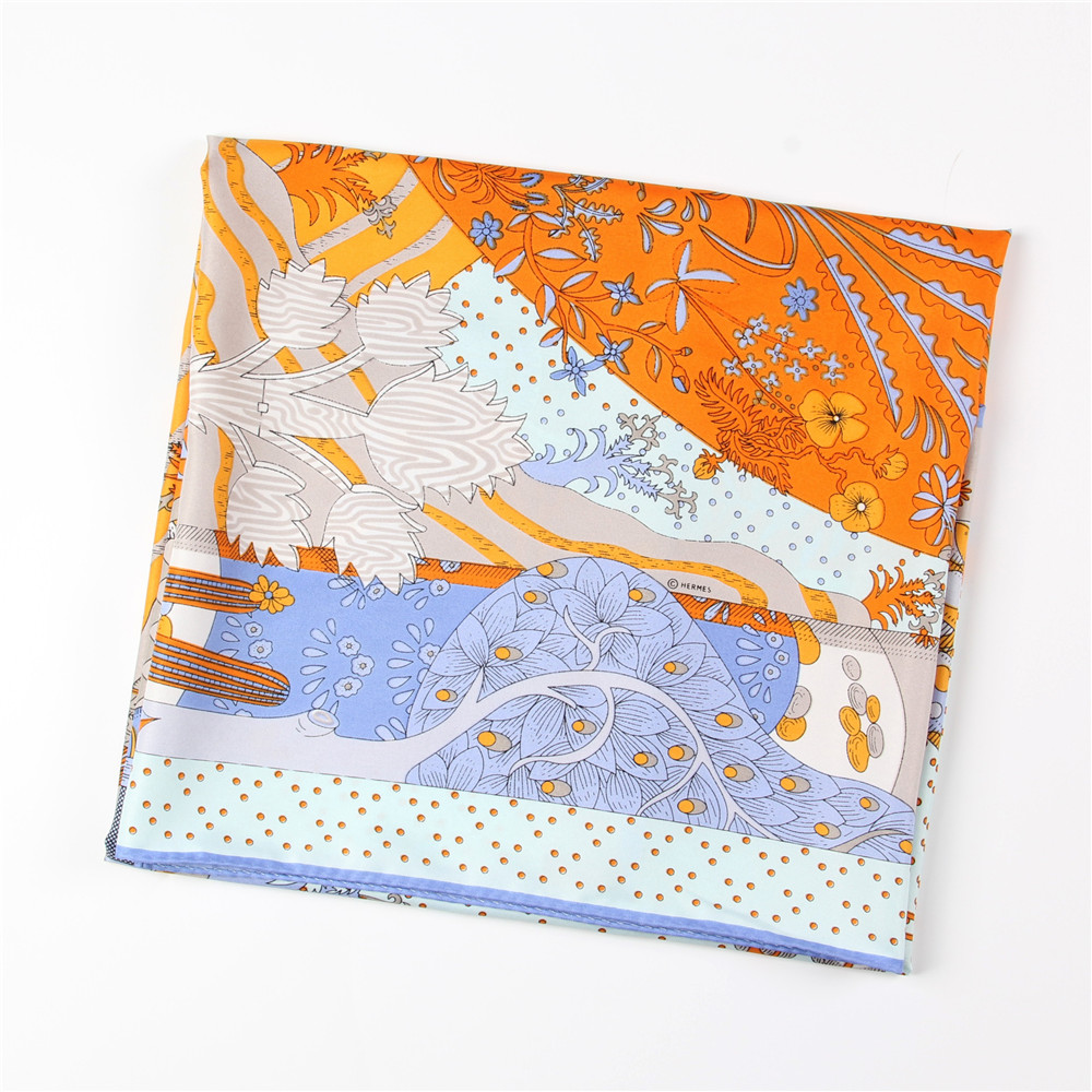 Bufanda de sarga de seda enrol - Silk Scarf Square reseña y precio