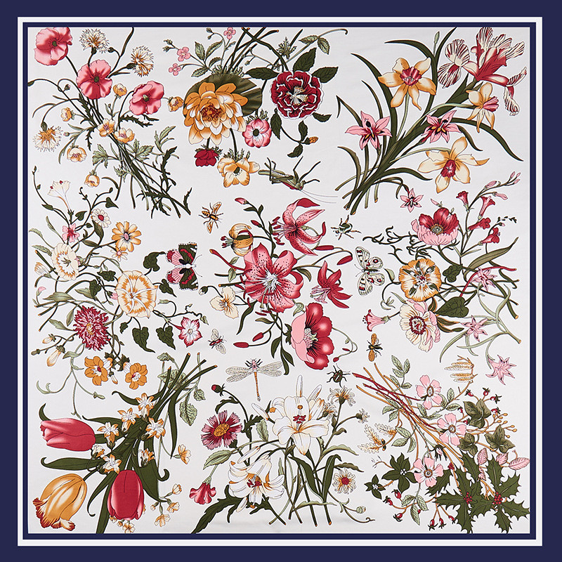 POBING-bufanda de sarga de sed - Silk Scarf Square reseña y precio