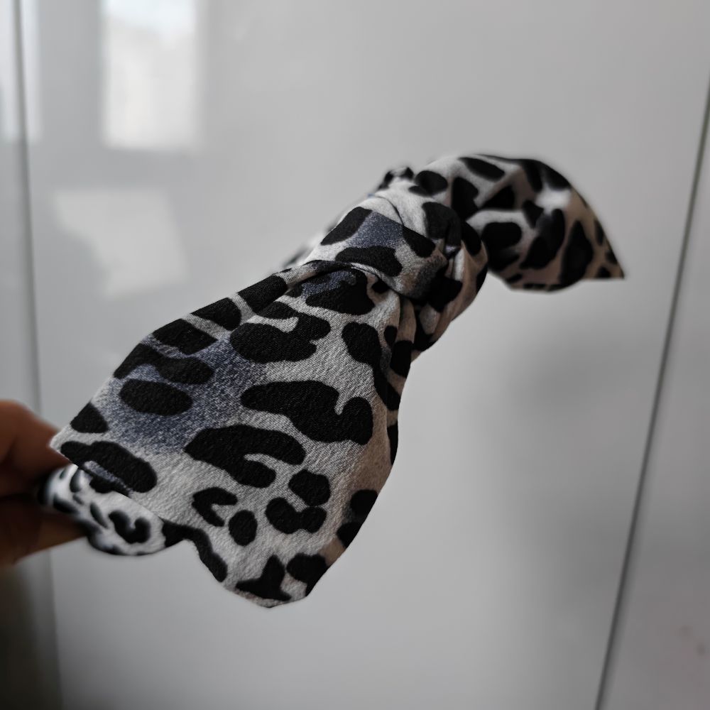 Diadema con estampado de leopa - Women Accessories Sale reseña y precio