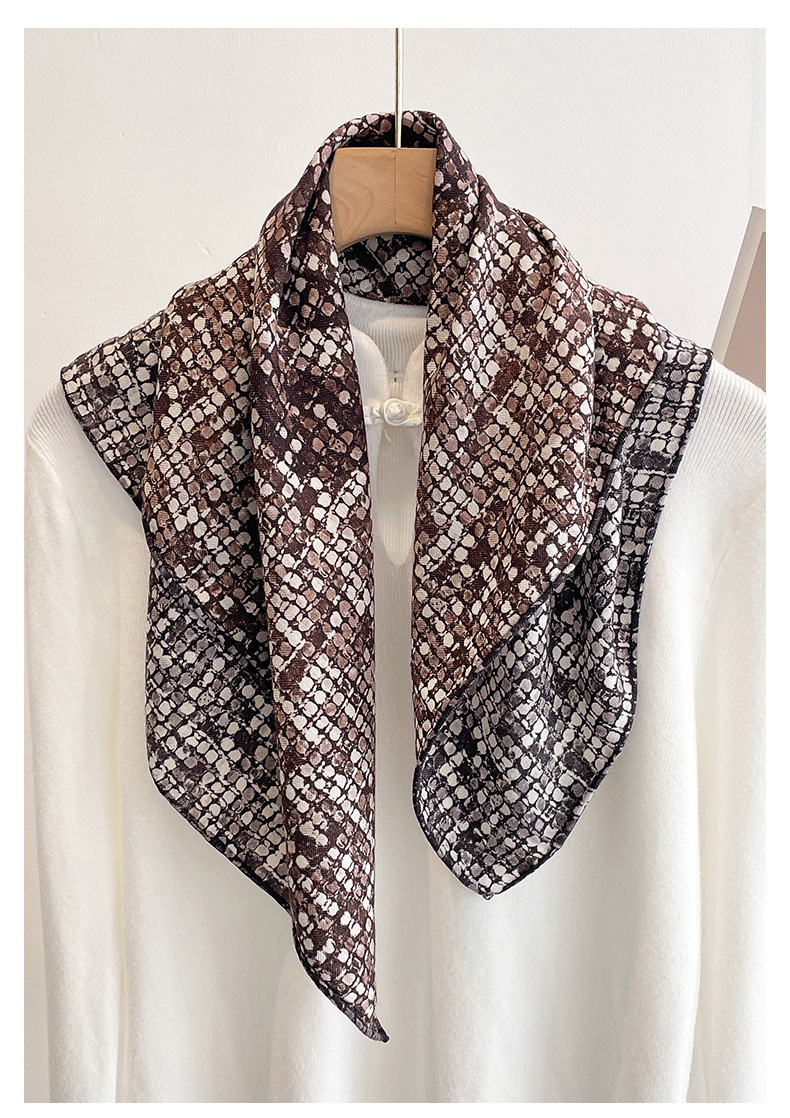 Bufandas de Lana (70%) y Seda  - Silk Scarf Square reseña y precio