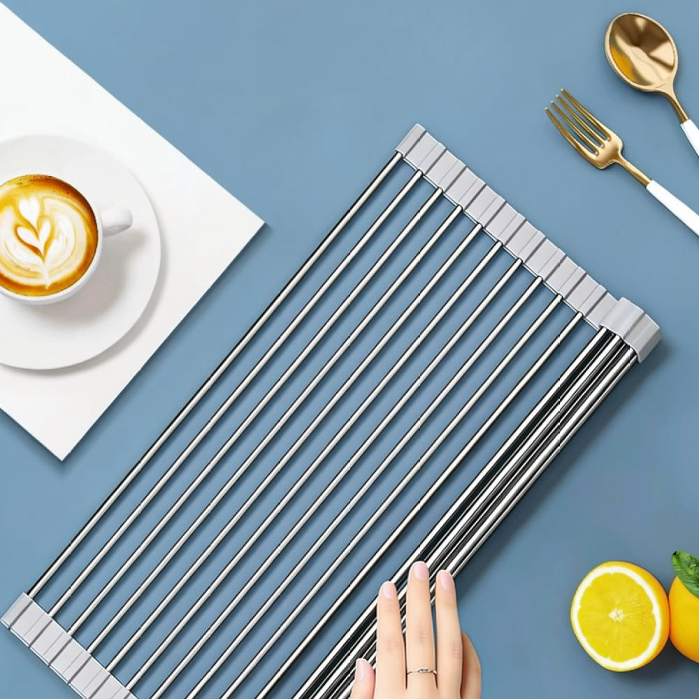 Escurridor de platos de acero  - Women Kitchen Accessories reseña y precio