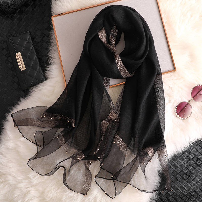 2024 Bufanda chal de seda de 1 - Silk Scarf Square reseña y precio