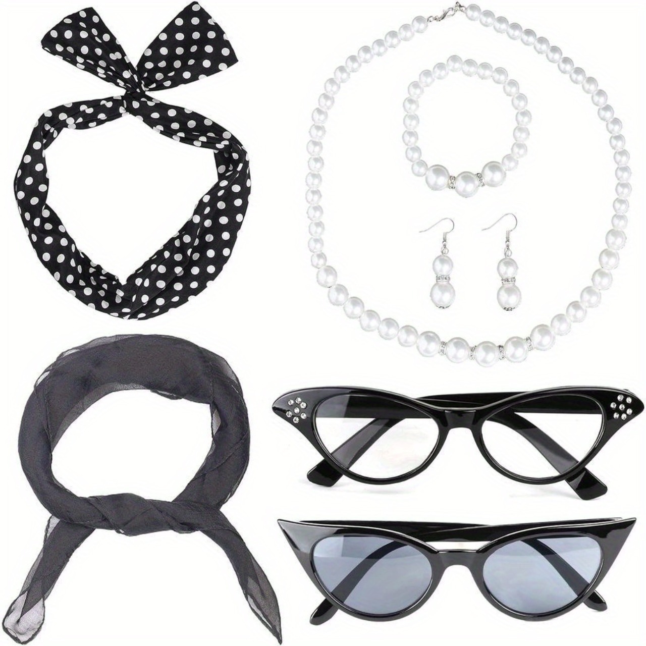 El conjunto de accesorios de d - Women'S Accessories In The 1950S reseña y precio