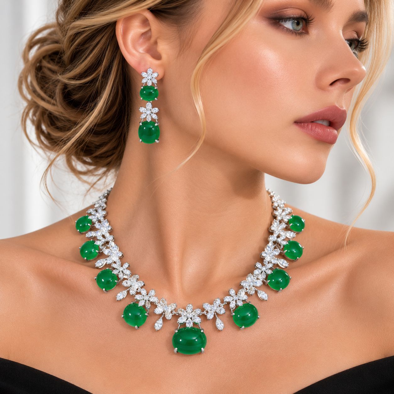 Conjunto de joyería para fiest - Women Accessories Dubai reseña y precio