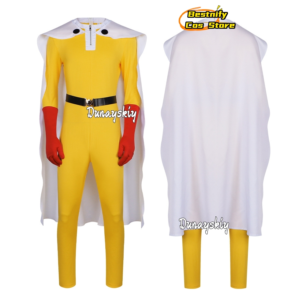 Disfraz de Saitama MAN, mono d - Women'S Red Accessories reseña y precio